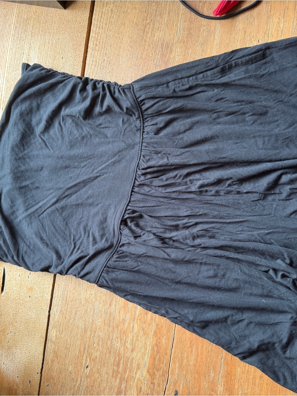 AE Women's Strapless Ruched Romper - Picture 3 of 6